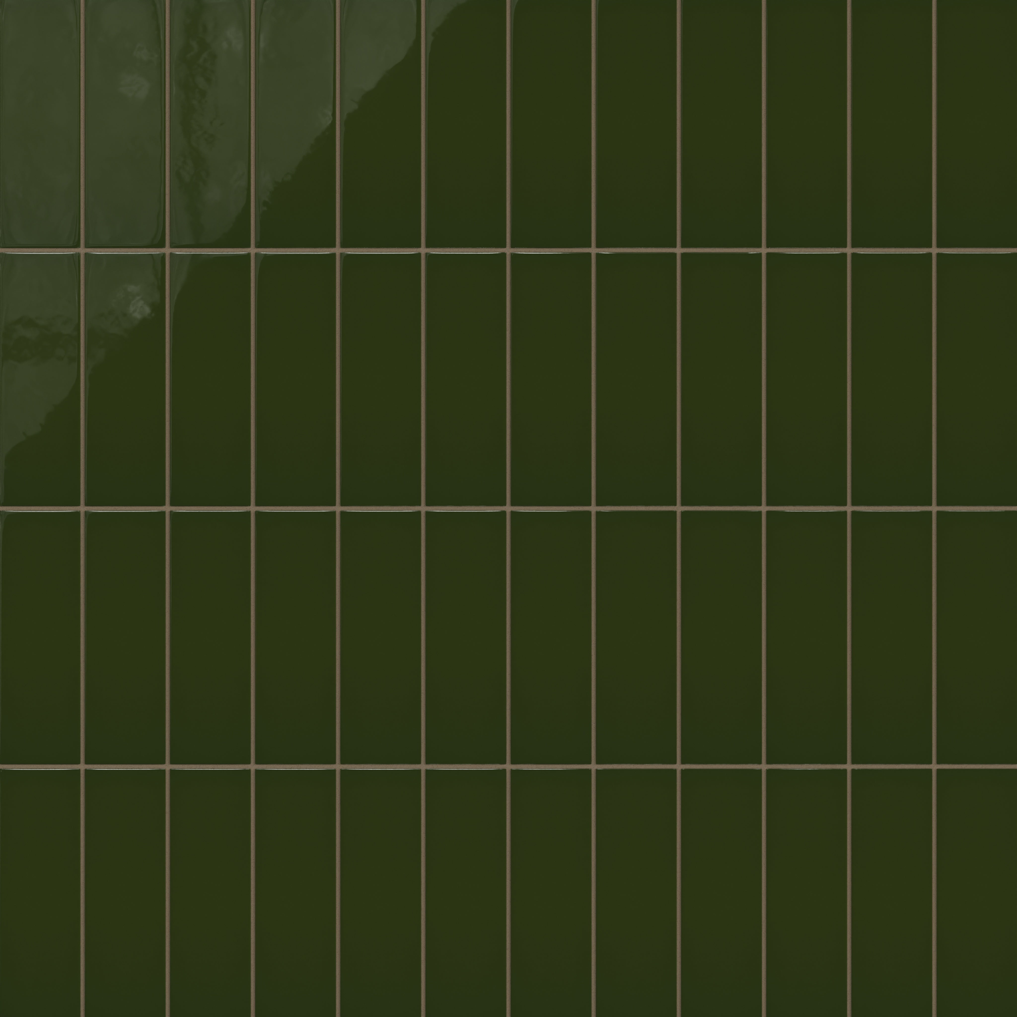 3x9 Natural Press Ceramic Tile in Green Apatite Gloss