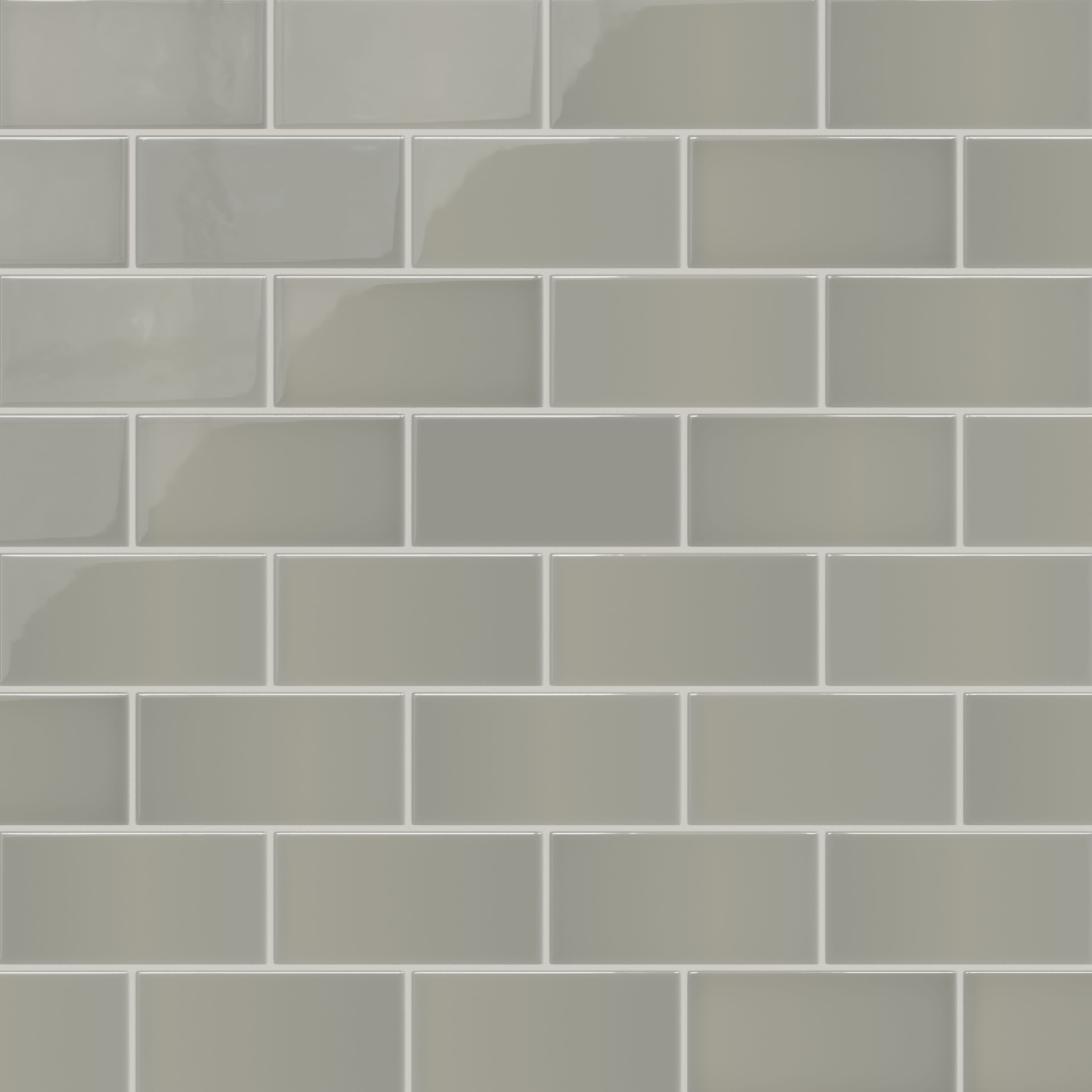 Quick Ship 3x6 Natural Press Ceramic Tile in Puget Sound Gloss
