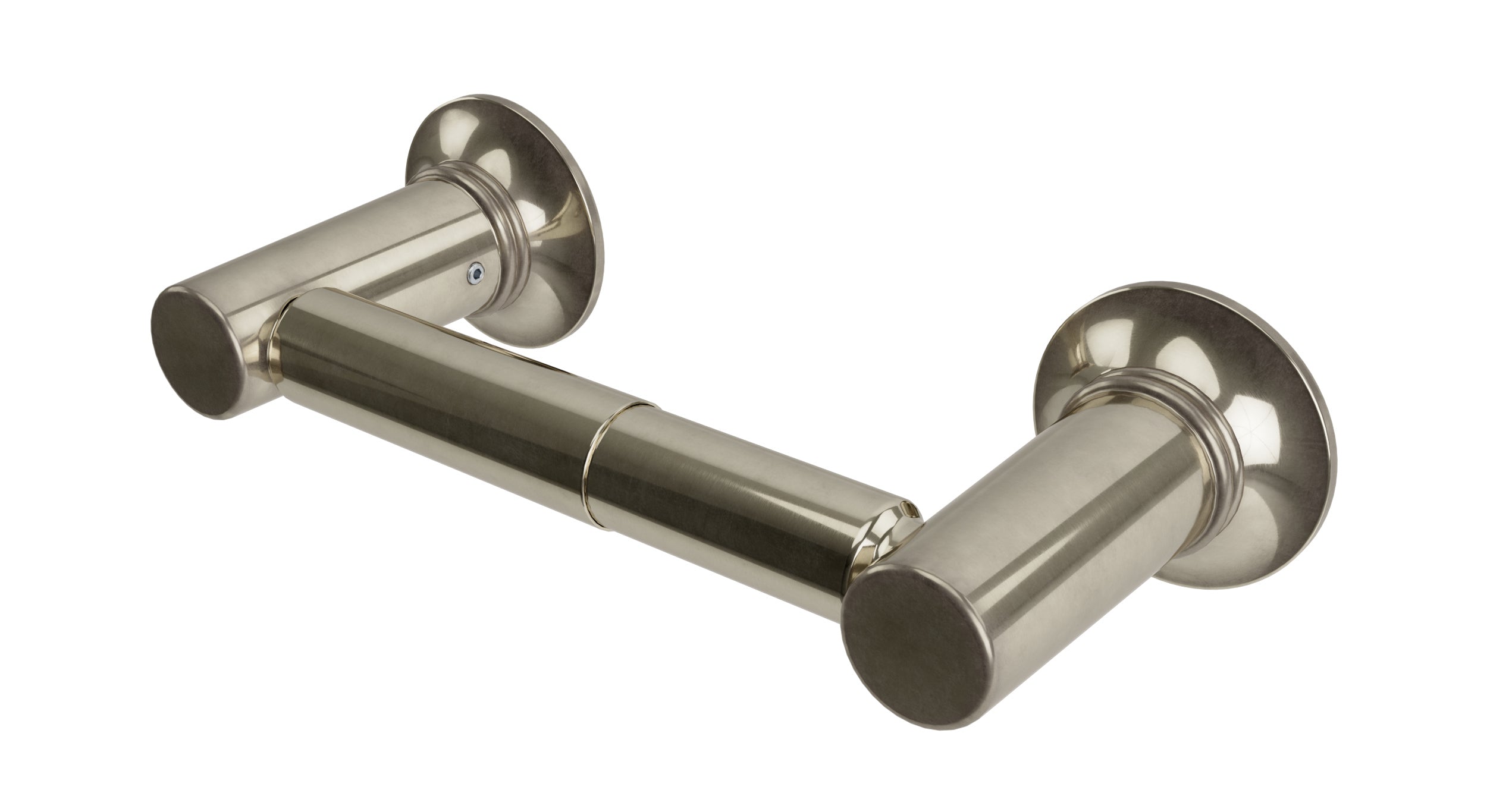 Emerson Double Post Paper Holder in French Nickel