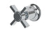Emerson One Handle Wall Mount Diverter/Volume Control Shower Trim with Defined Cross Handle in Polished Chrome