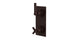 Flatiron Two Handle Wall Mount Shower Trim with Linear Cross/Linear Lever Handles in Architectural Copper