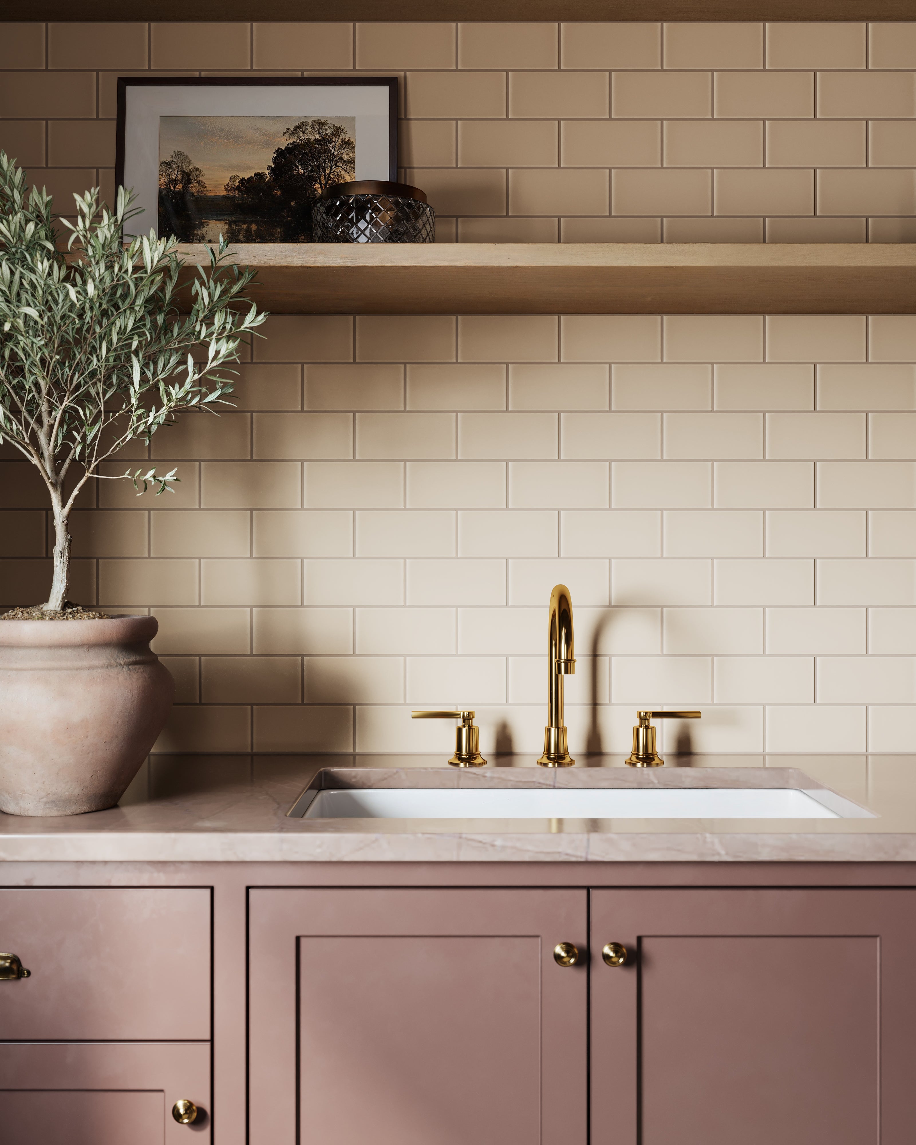 3x6 Original Ceramic Tile in Sweet Pea Matte