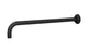 Emerson 90-Degree 16" Shower Arm with Flange in Matte Black