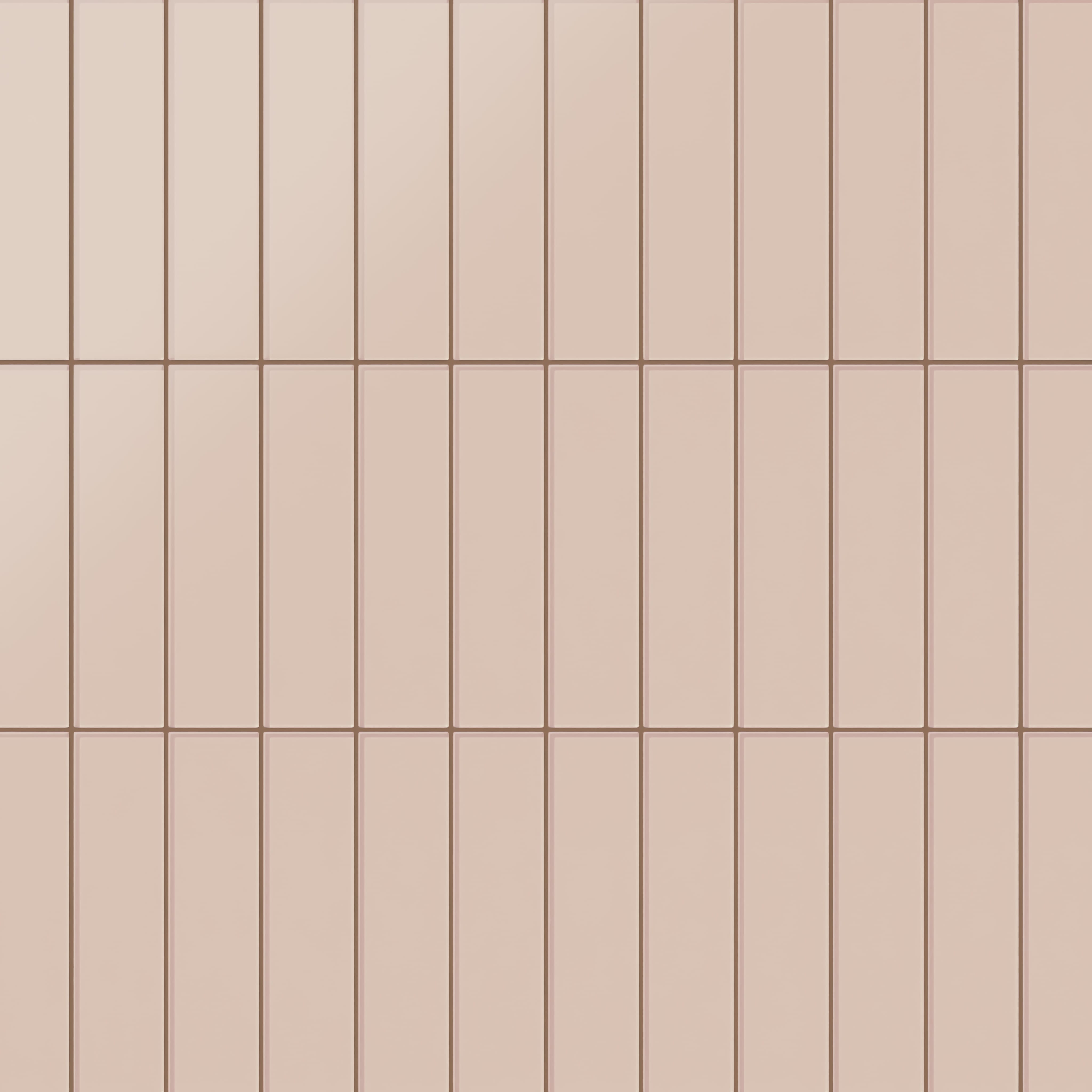 Quick Ship 3x12 Glass Tile in Rosy Finch Matte