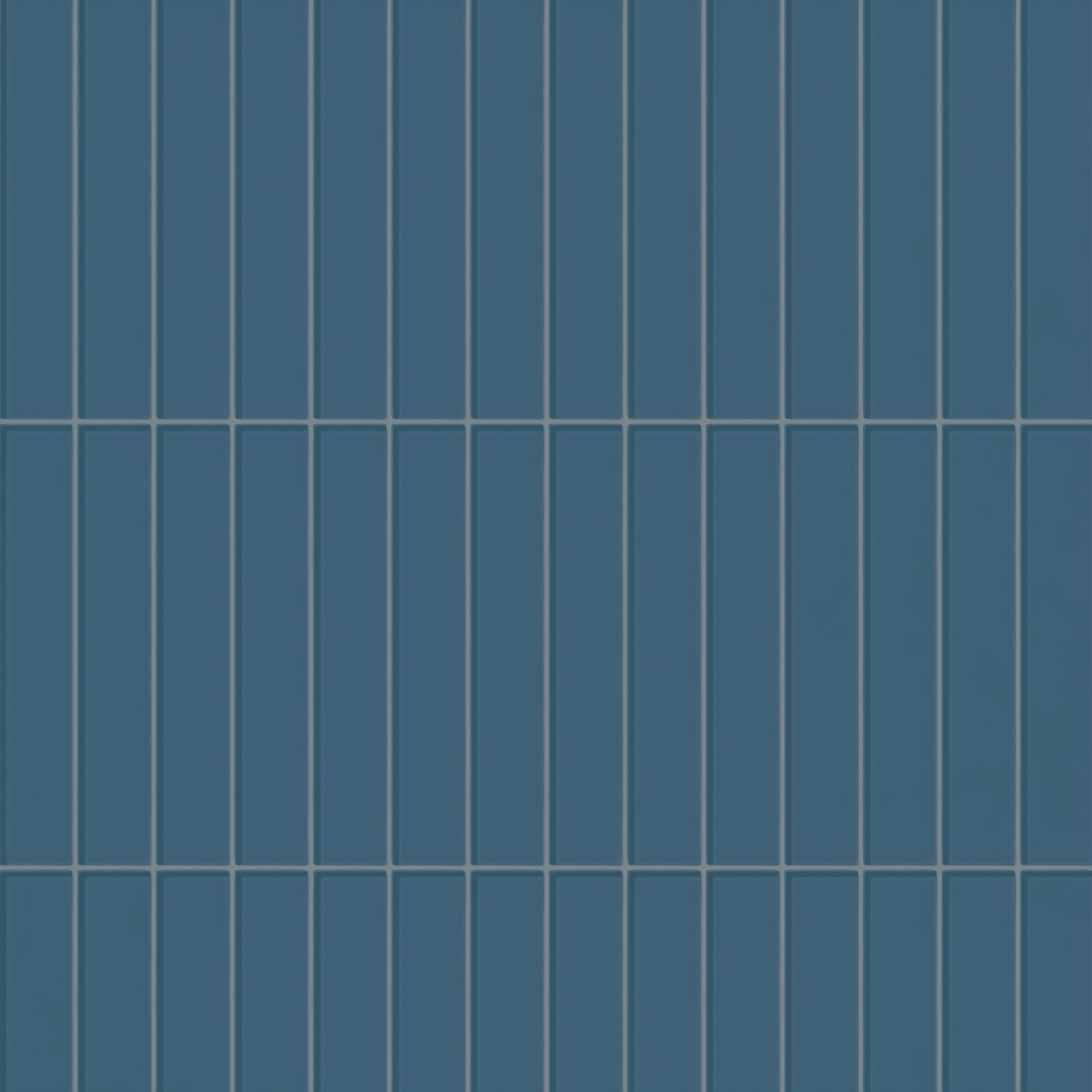 2x12 Glass Tile in Blue Jay Gloss