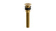 Lavatory Faucet Grid Drain - Less Overflow in French Brass