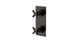 Flatiron Two Handle Wall Mount Shower Trim with Linear Cross Handles in Antique Bronze