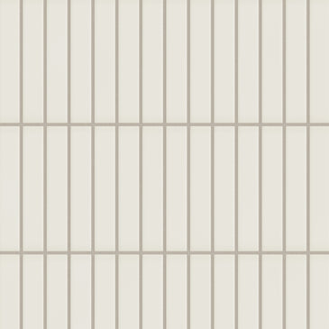1x6 Straight Set Sheeted Original Ceramic Mosaic Tile in Feldspar Matte