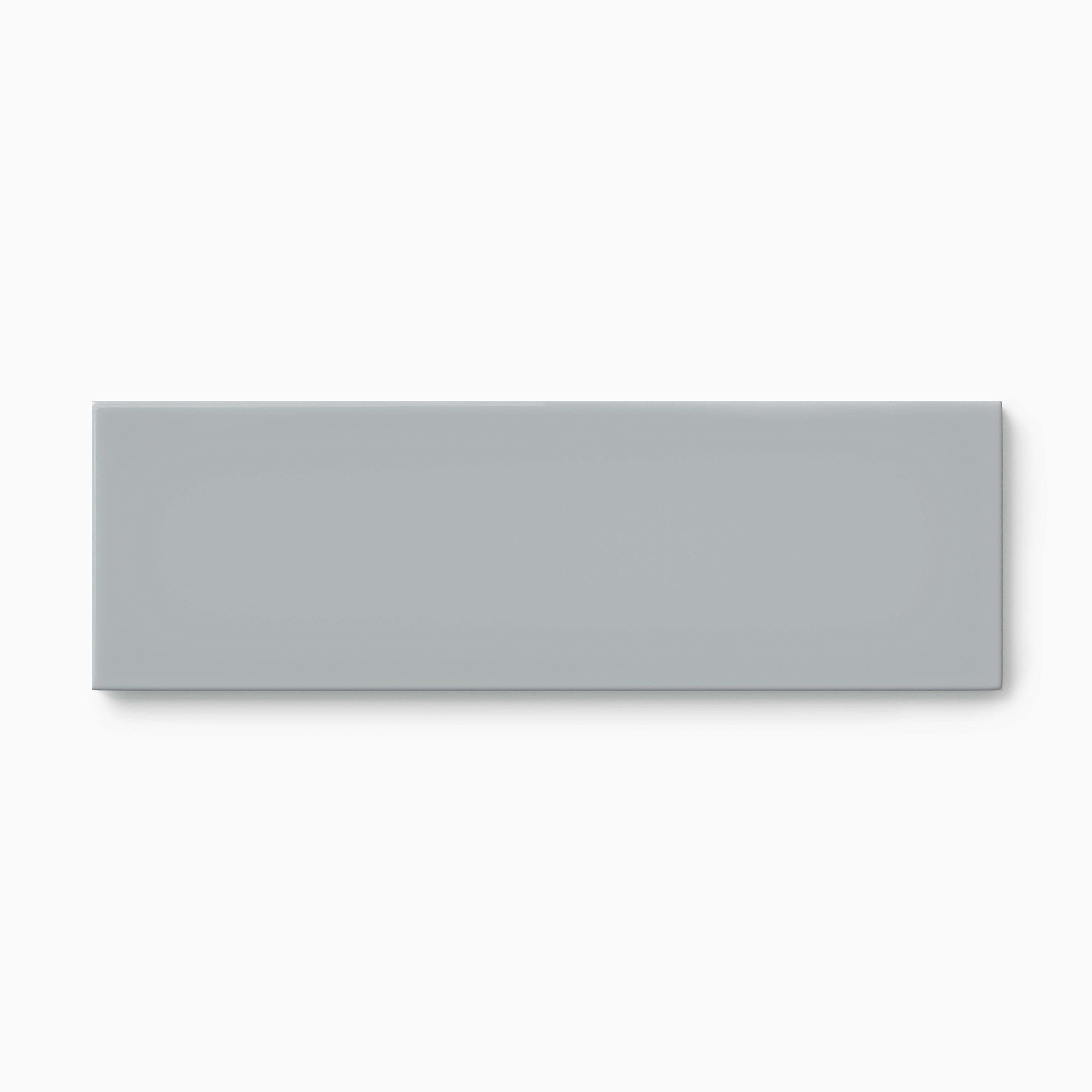 Quick Ship 3x9 Natural Press Ceramic Tile in Alberta Blue Gloss