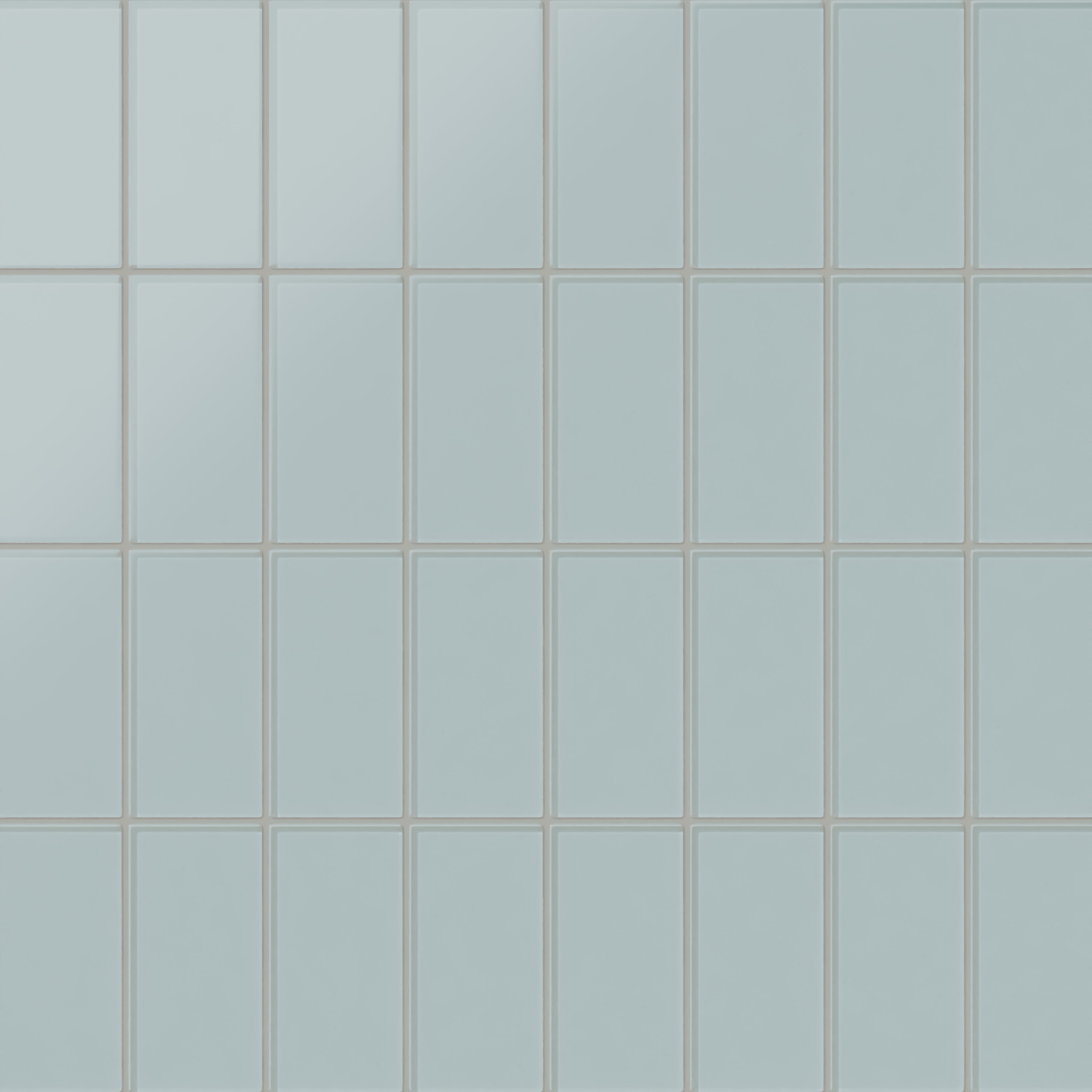3x6 Glass Tile in Great Blue Heron Matte