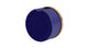 Foundry One Handle Wall Mount Diverter/Volume Control Shower Trim with Groove Ceramic Knob Handle in Satin Brass