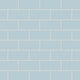 3x6 Natural Press Ceramic Tile in Egyptian Blue Matte