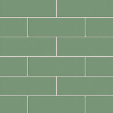 4x12 Original Ceramic Tile in Sea Green Matte
