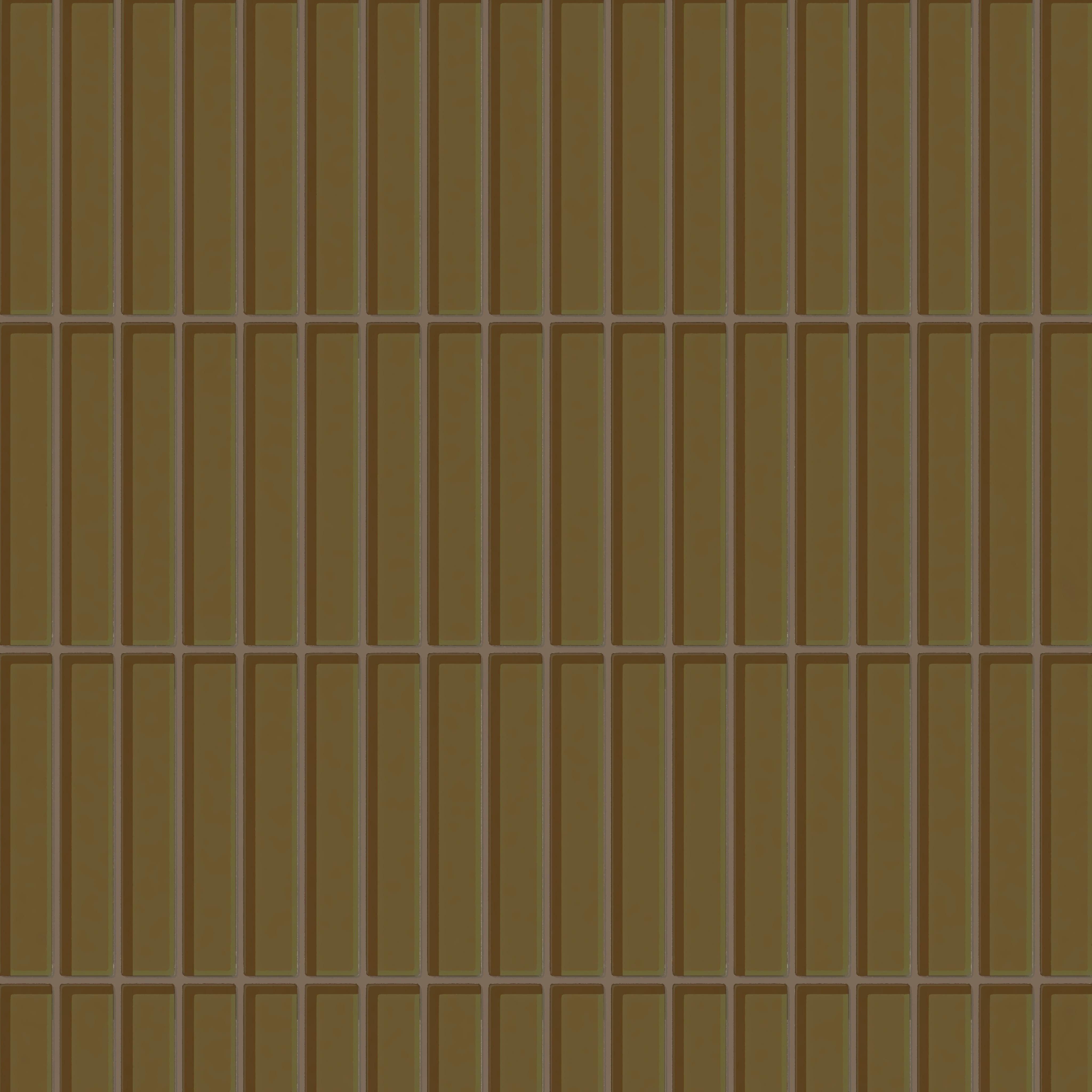 1x6 Straight Set Sheeted Glass Mosaic Tile in Merlin Gloss
