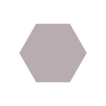 8" Hexagon Original Ceramic Tile in Dust Storm Matte