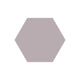 8" Hexagon Original Ceramic Tile in Dust Storm Matte