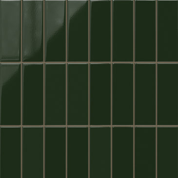 3x9 Original Ceramic Tile in Hunter Green Gloss