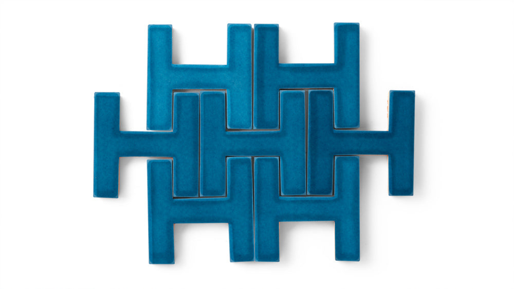 Chaine Homme Original Ceramic Tile in Adriatic Sea Gloss