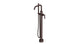 Flatiron One Handle Floor Mount Squaretop Bath Trim with Hand Shower and Linear Lever Handle in Architectural Copper