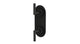 Contour Two Handle Wall Mount Shower Trim with Soft Lever Handles in Matte Black