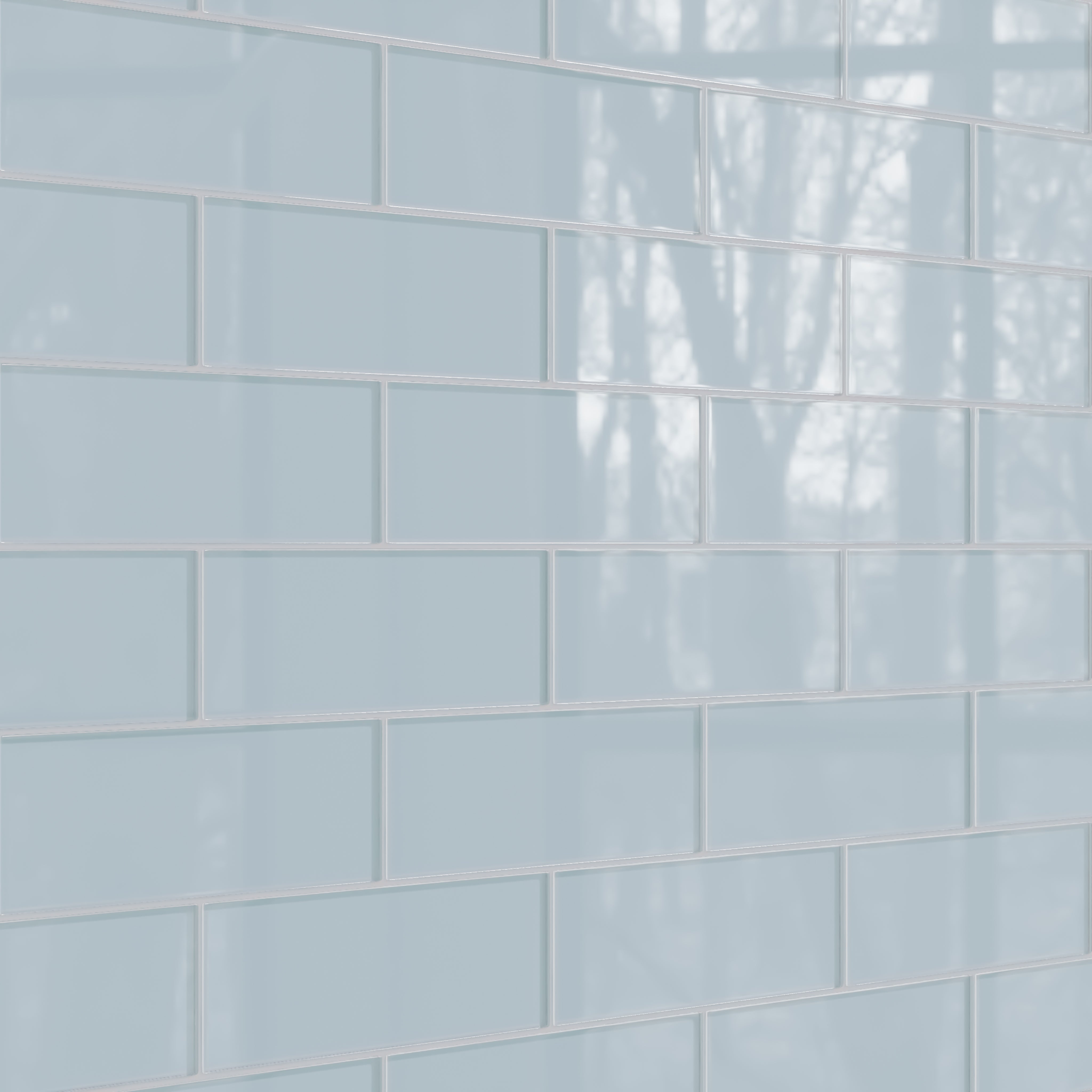 4x12 Glass Tile in Partridge Gloss