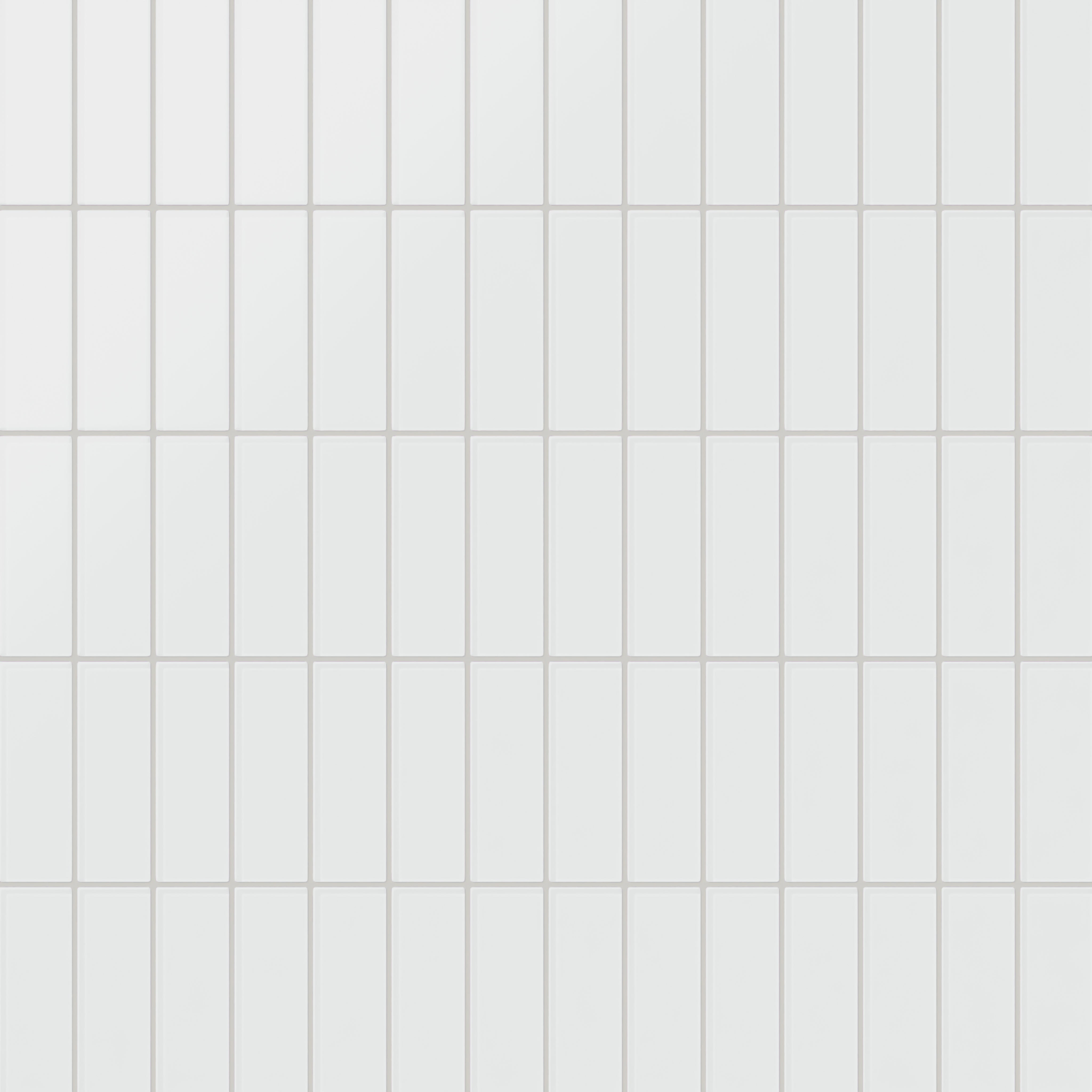 2x6 Glass Tile in Egret Matte