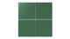 6x6 Natural Press Ceramic Tile in Viridian Matte
