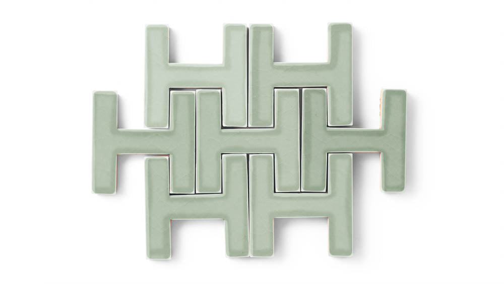 Chaine Homme Original Ceramic Tile in Rosemary Gloss