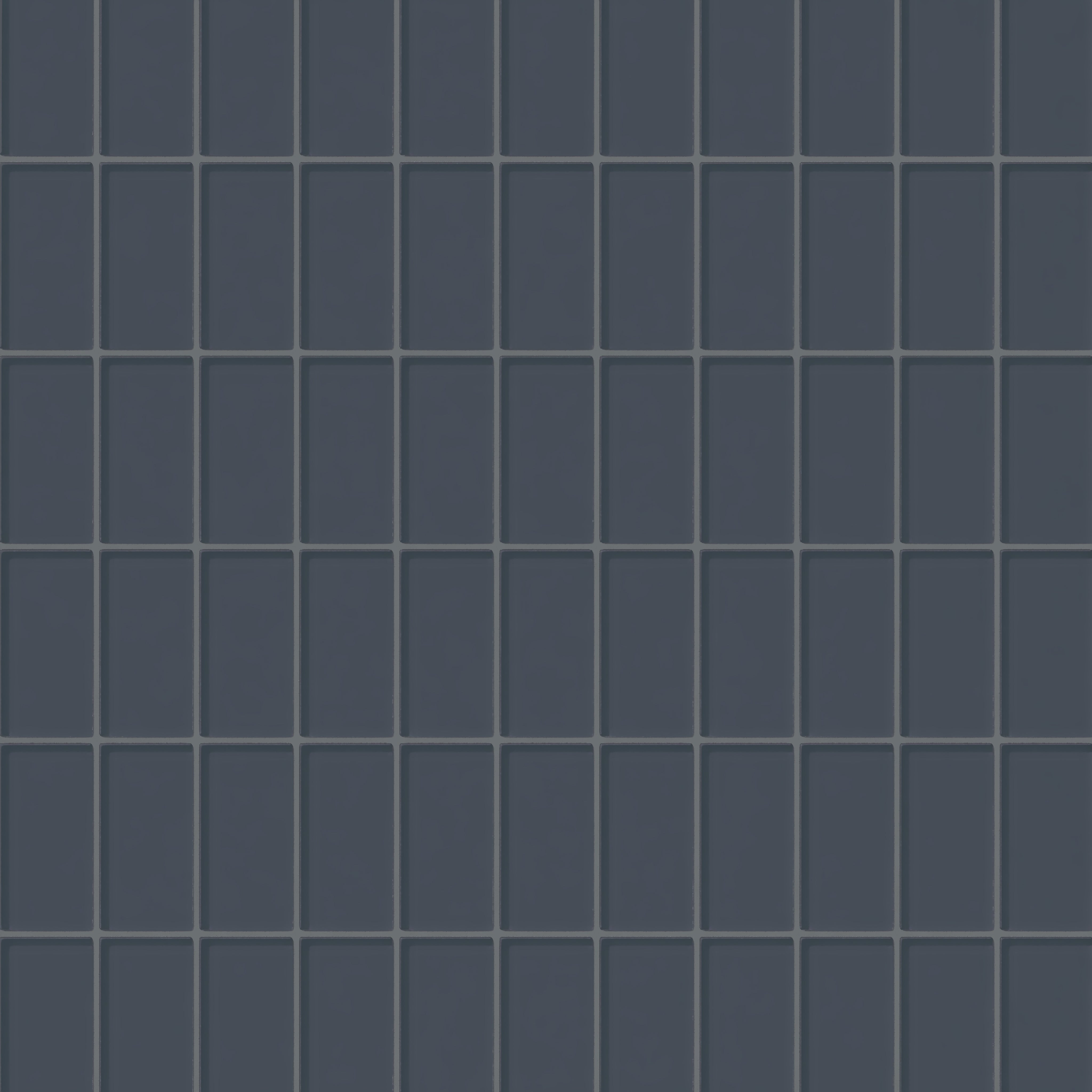 2x4 Straight Set Sheeted Glass Mosaic Tile in Junco Gloss