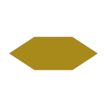 Picket Original Ceramic Tile in Mustard Seed Gloss
