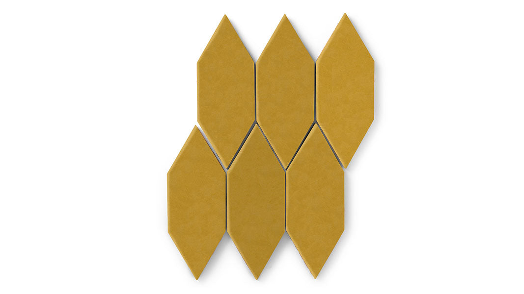 Picket Original Ceramic Tile in Mustard Seed Matte