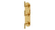 Contour Three Handle Wall Mount Shower Trim with Soft Lever Handles in French Brass