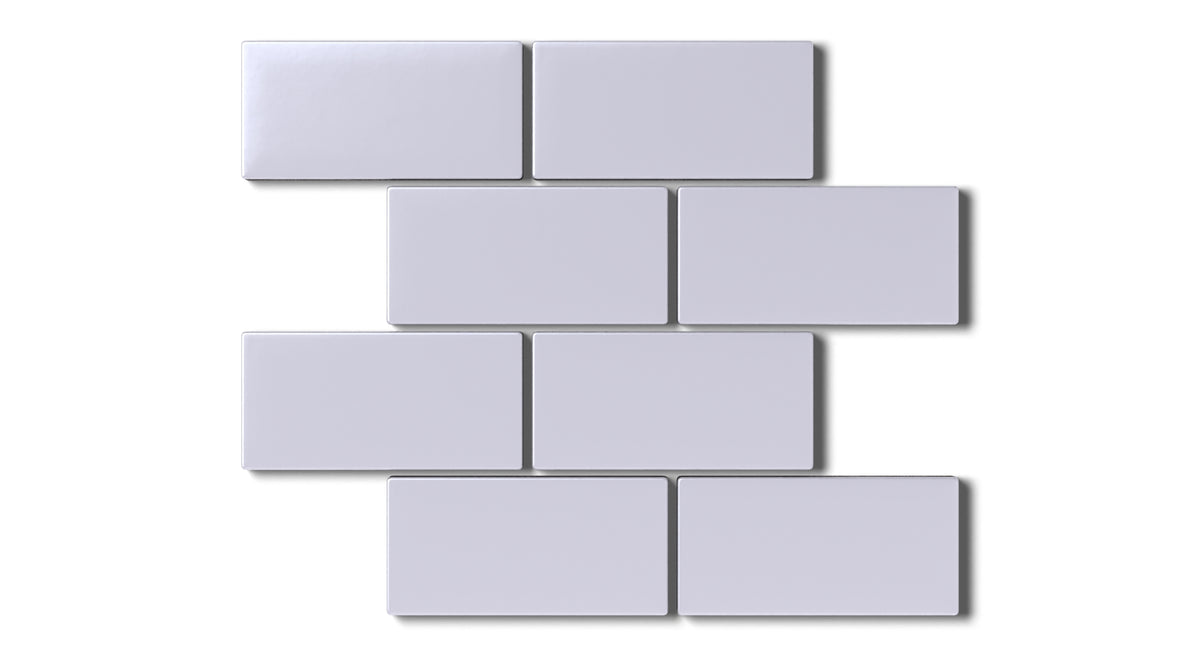 Amethyst 2x4 Half Offset Sheeted Matte Natural Press Ceramic Tile