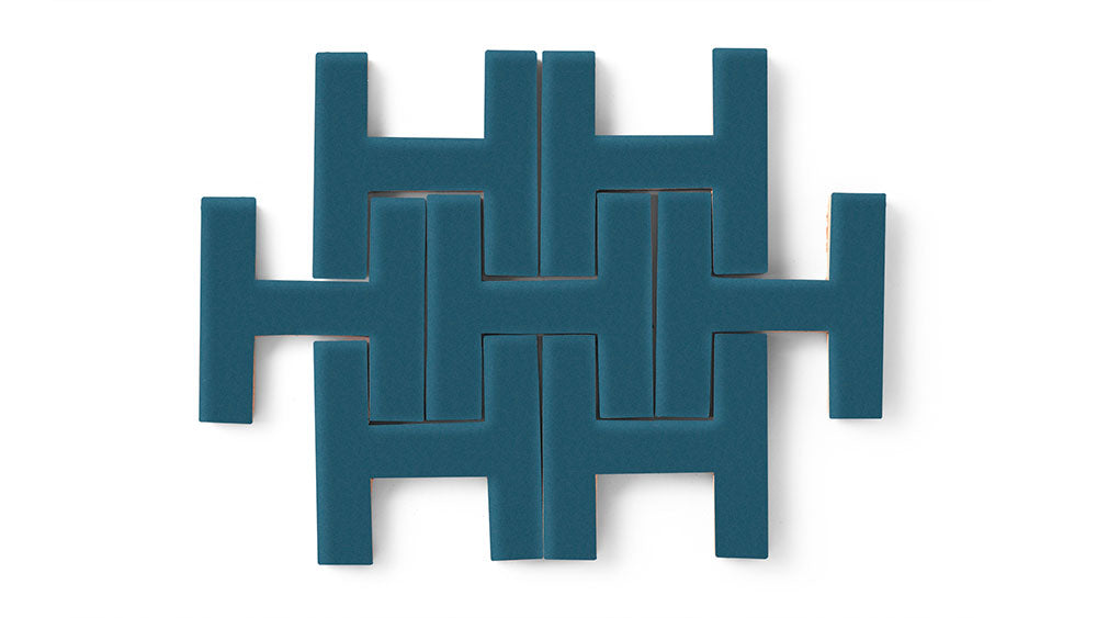 Chaine Homme Original Ceramic Tile in Adriatic Sea Matte