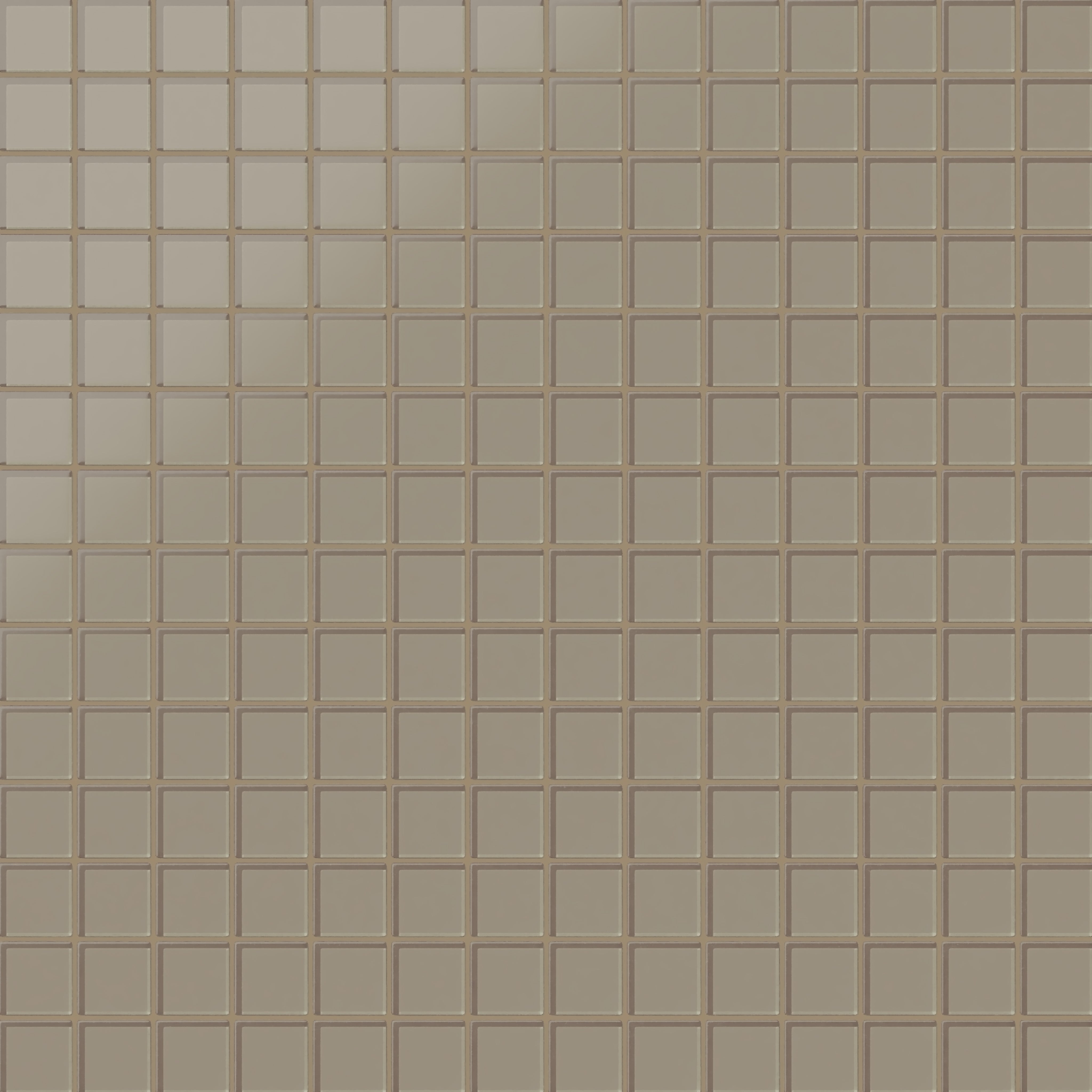 2x2 Straight Set Sheeted Glass Mosaic Tile in Quail Matte