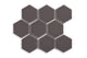4" Hexagon Original Ceramic Tile in Kalamata Gloss