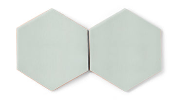 8" Hexagon Original Ceramic Tile in Salton Sea Gloss