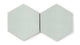 8" Hexagon Original Ceramic Tile in Salton Sea Gloss