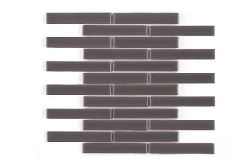 1x6 Half Offset Sheeted Original Ceramic Mosaic Tile in Kalamata Matte