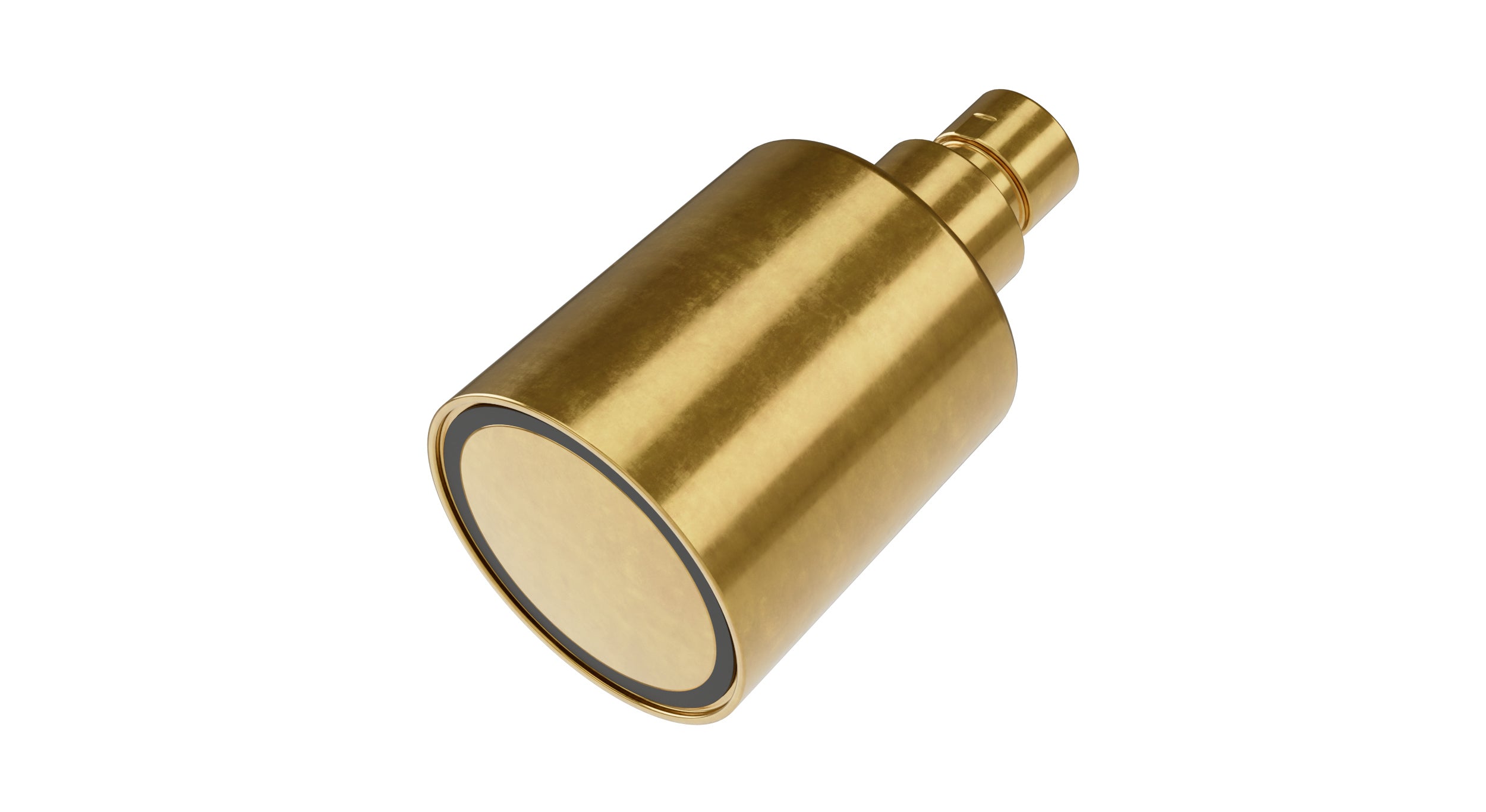 Contour & Foundry Shower Head in French Brass
