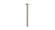 Contour & Foundry 12" Straight Shower Arm with Flange in Satin Nickel