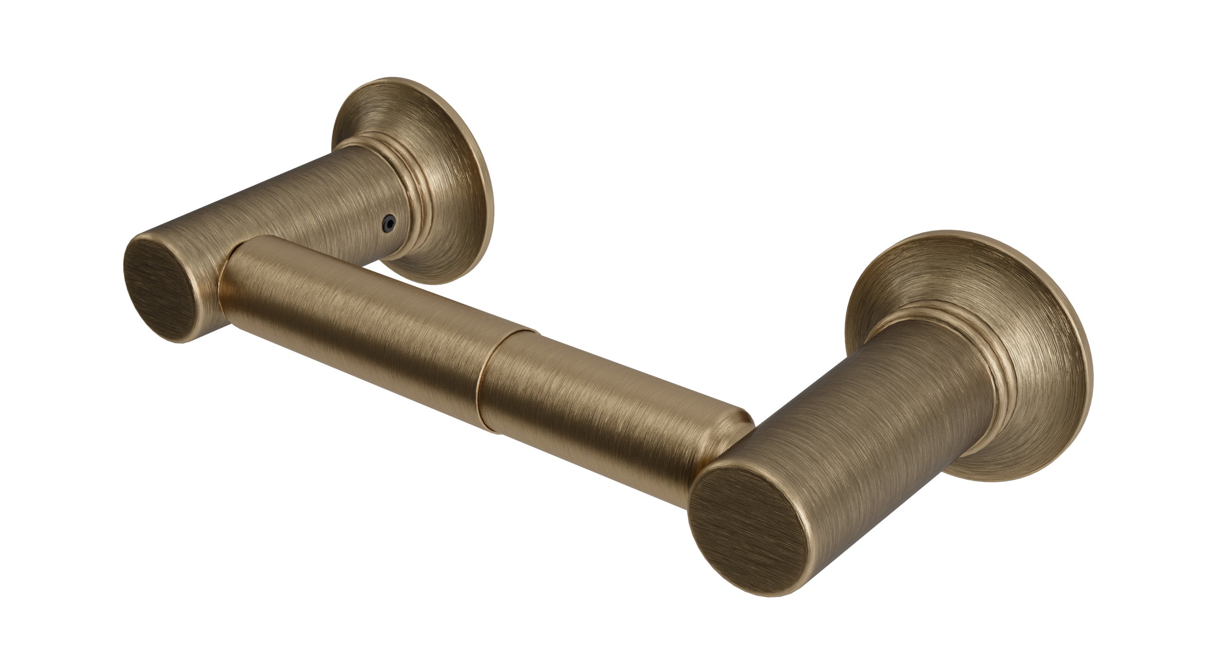 Emerson Double Post Paper Holder in Antique Brass