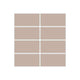 2x4 Straight Set Sheeted Original Ceramic Mosaic Tile in Sweet Pea Matte