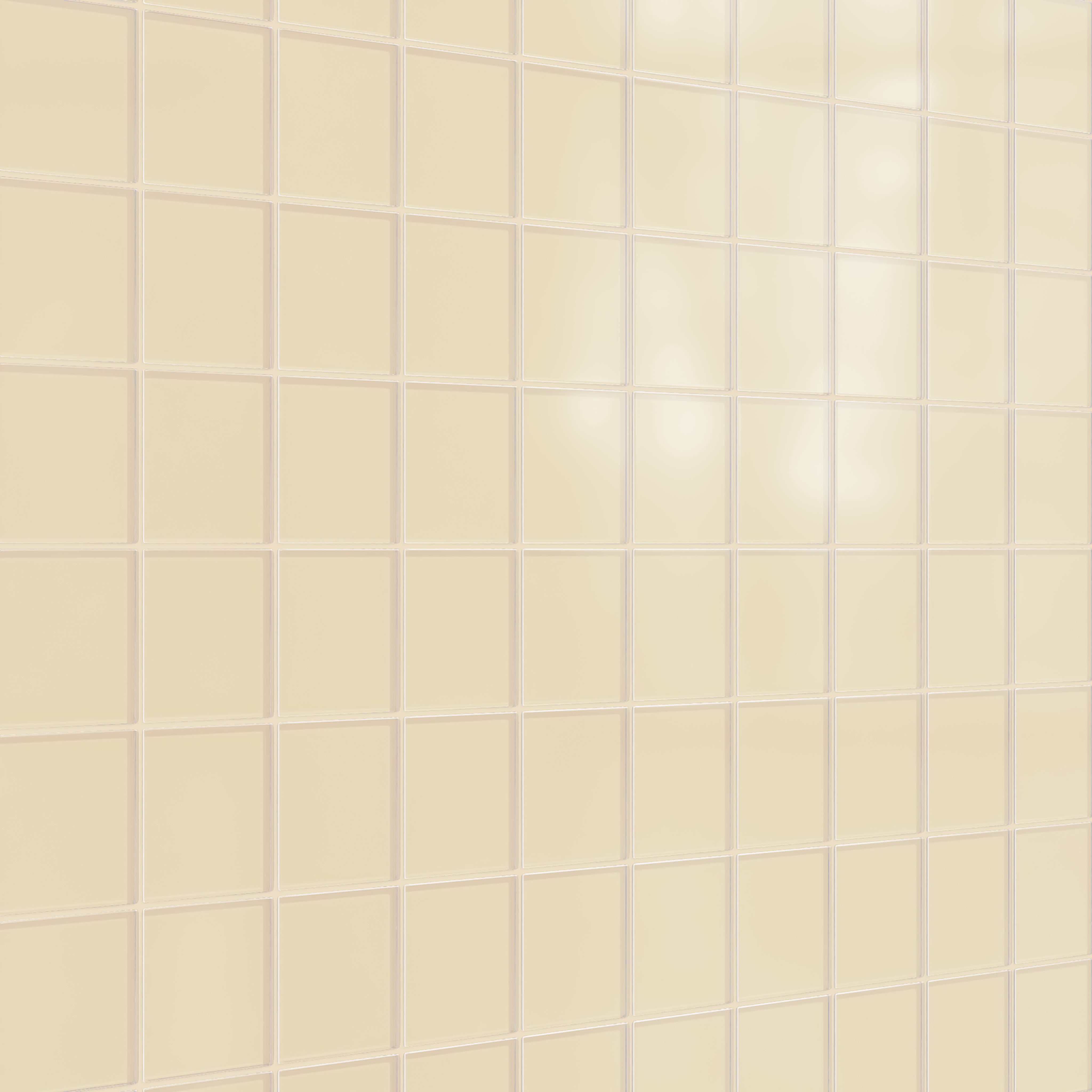 4x4 Glass Tile in Chickadee Matte