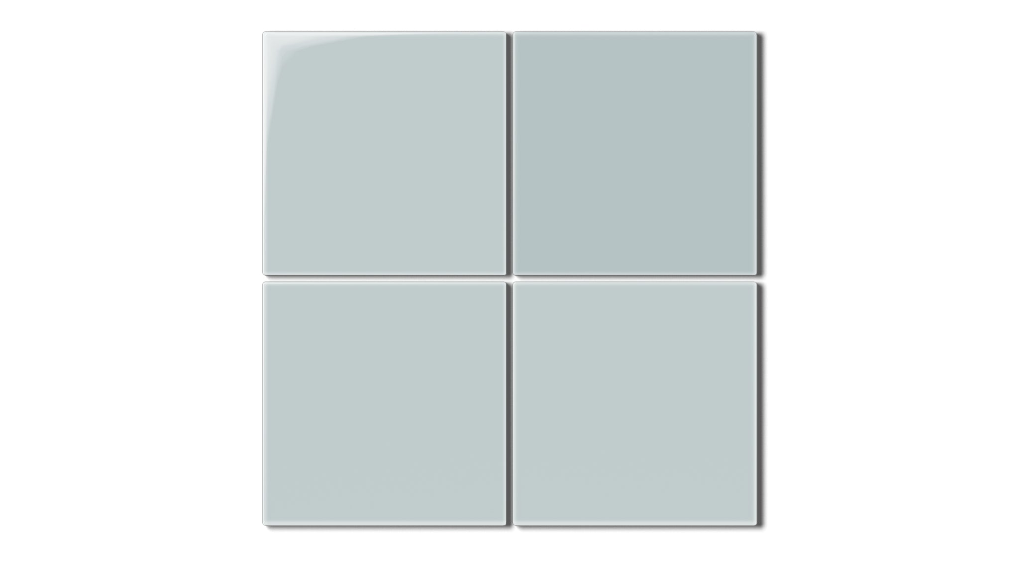 6x6 Natural Press Ceramic Tile in Hood River Gloss