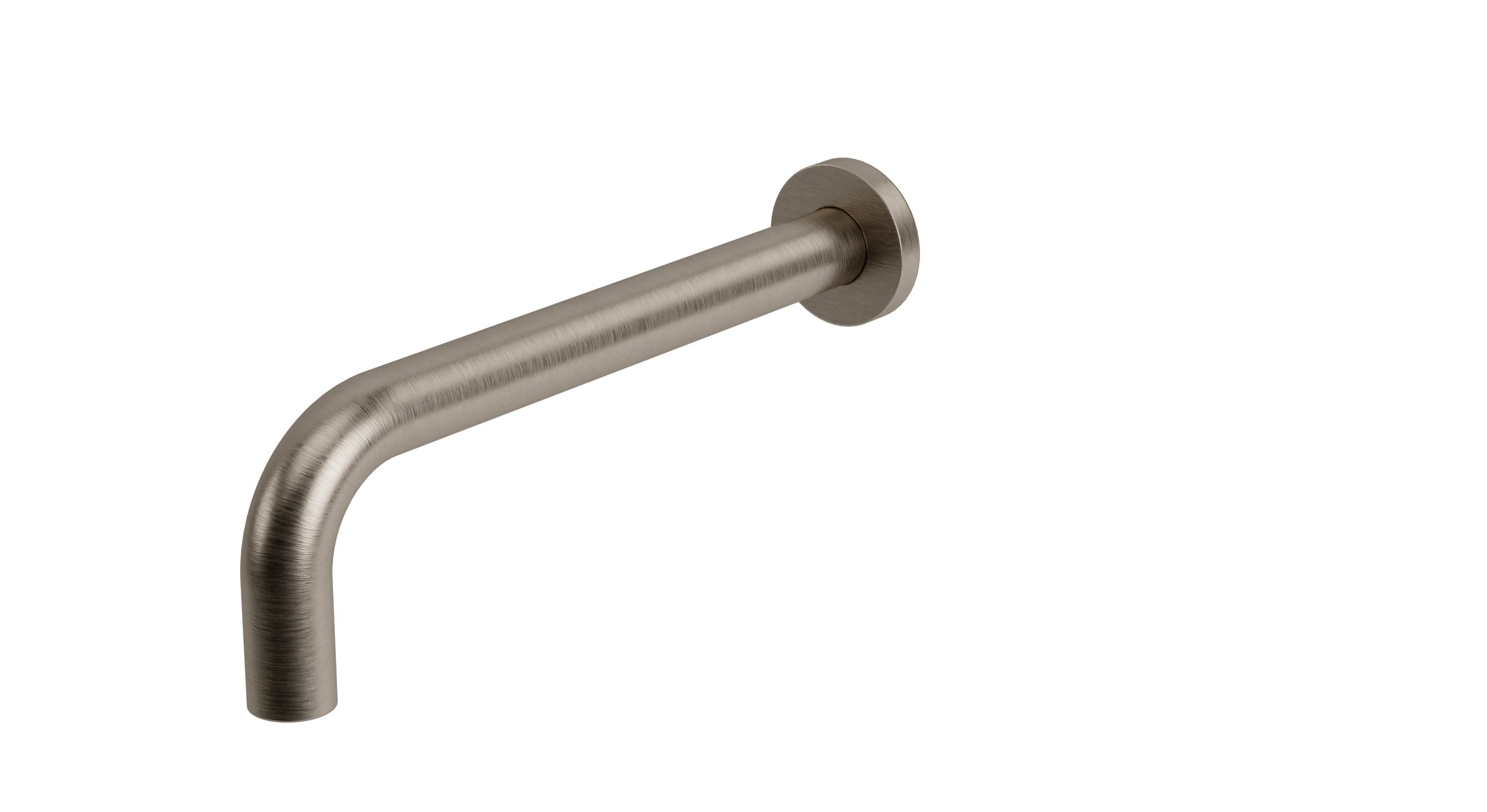 Contour Wall Mount 10" Spout in Antique Nickel