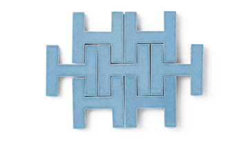 Chaine Homme Original Ceramic Tile in Caribbean Sea Gloss