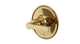 Emerson One Handle Wall Mount Shower Trim with Classic Lever Handle in Polished Brass