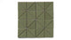 3" Triangle Sheeted - Quadrant Original Ceramic Mosaic Tile in Peabody Gloss
