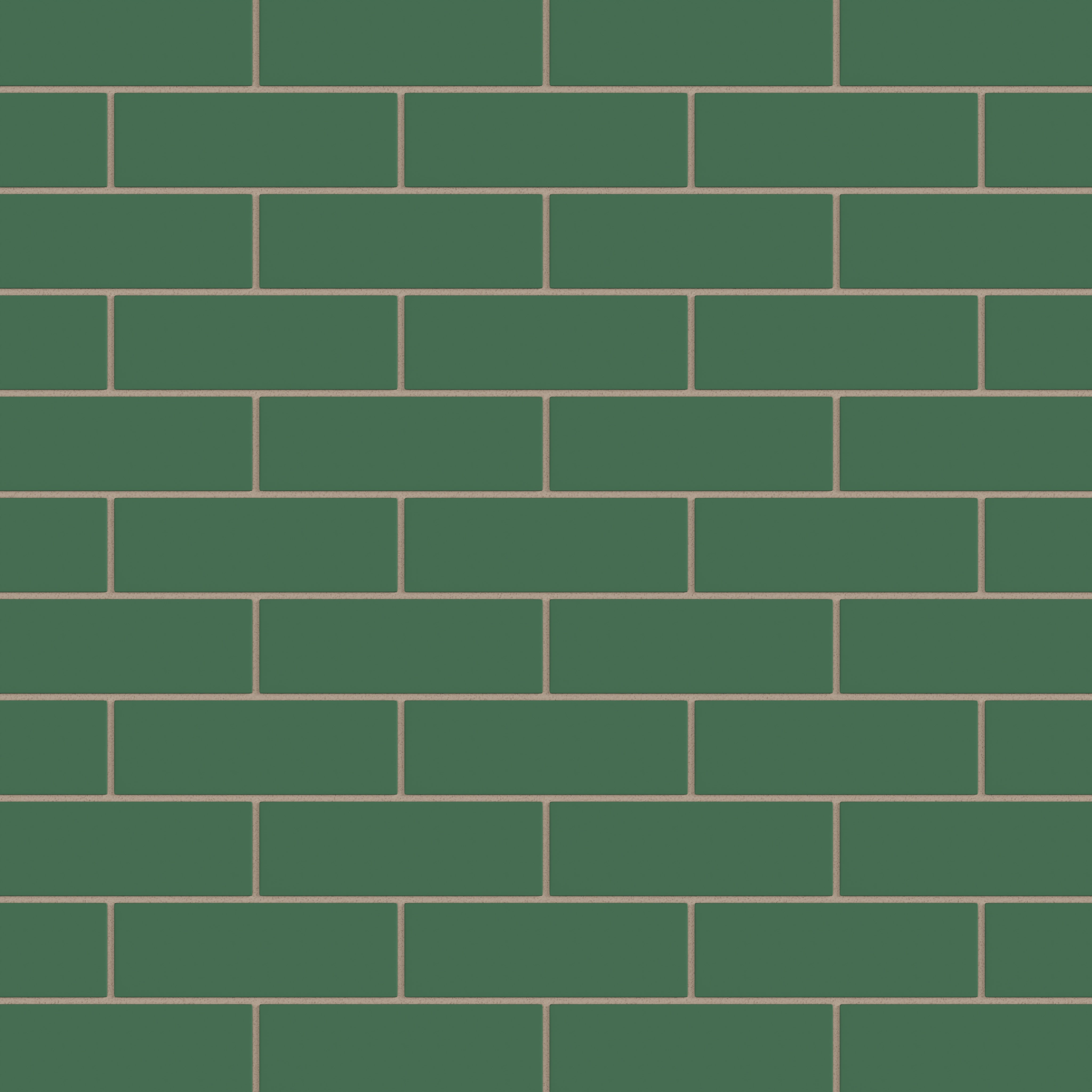 2x6 Natural Press Ceramic Tile in Viridian Matte